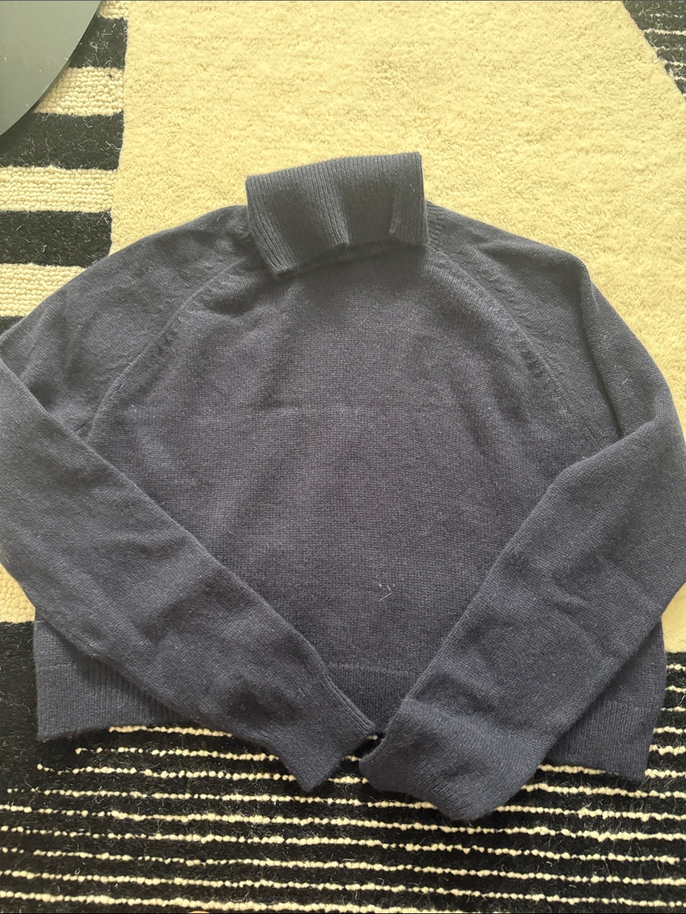 NakedCashmere Navy Turtleneck Sweater